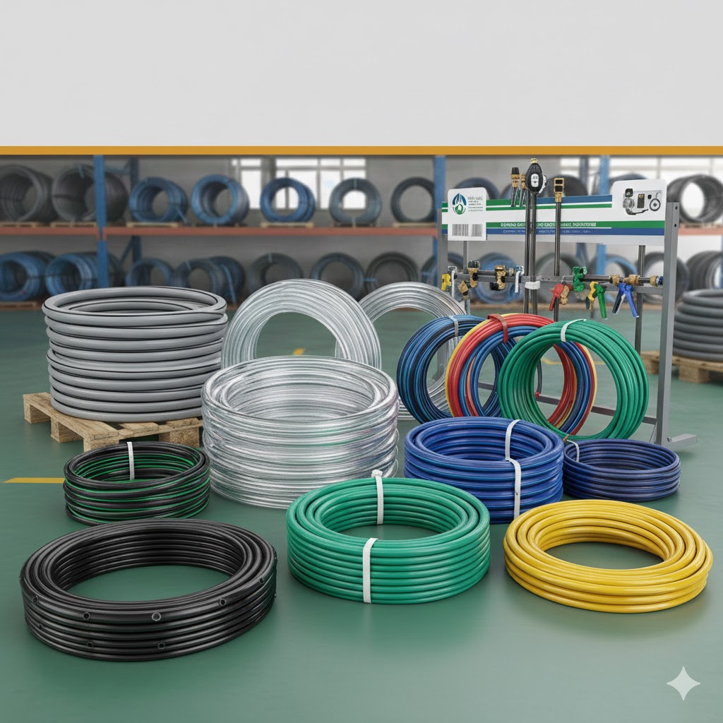 الخراطيم البلاستيك والزراعية